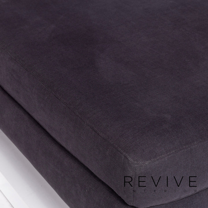 Sample ring fabric corner sofa anthracite gray sofa couch #11071