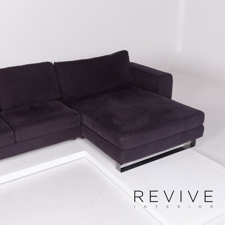 Sample ring fabric corner sofa anthracite gray sofa couch #11071