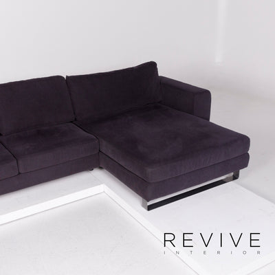 Musterring Stoff Ecksofa Anthrazit Grau Sofa Couch #11071