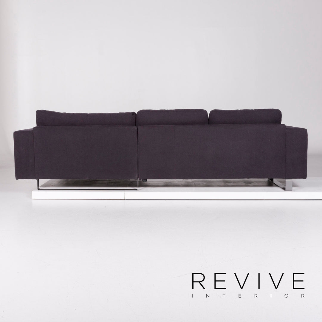 Sample ring fabric corner sofa anthracite gray sofa couch #11071