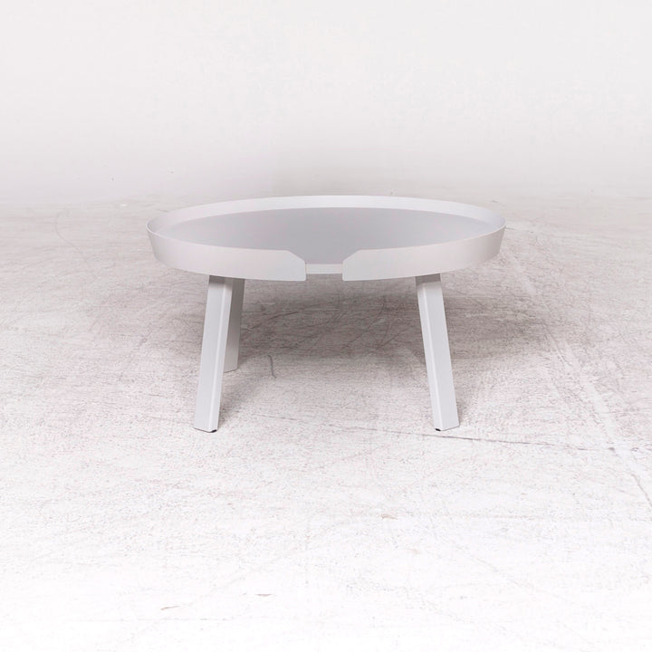 Muuto Around Designer Holz Couchtisch Grau Tisch Echtholz #8802