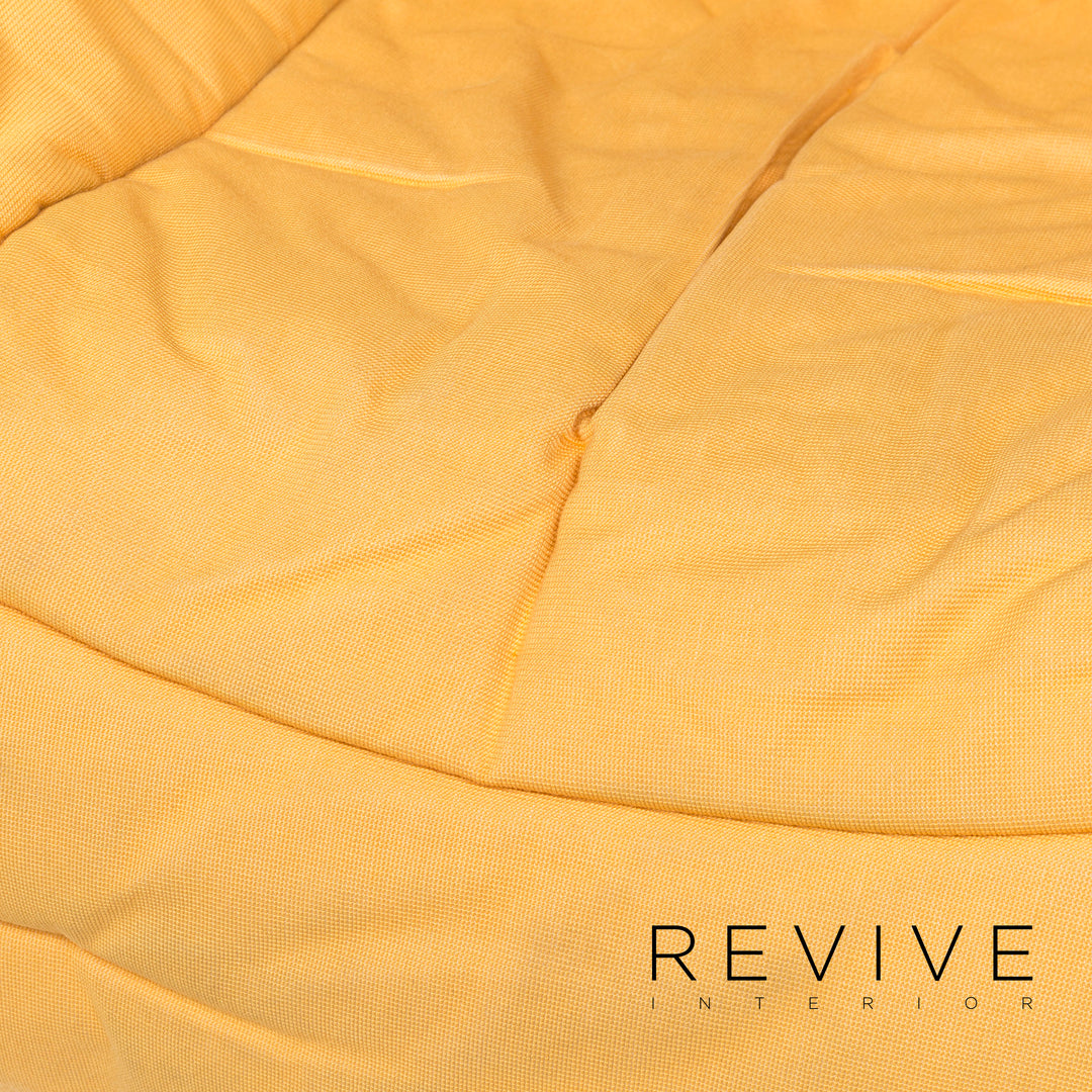 Roche Bobois Informel Designer Fabric Armchair Yellow by Hans Hopfer #8489