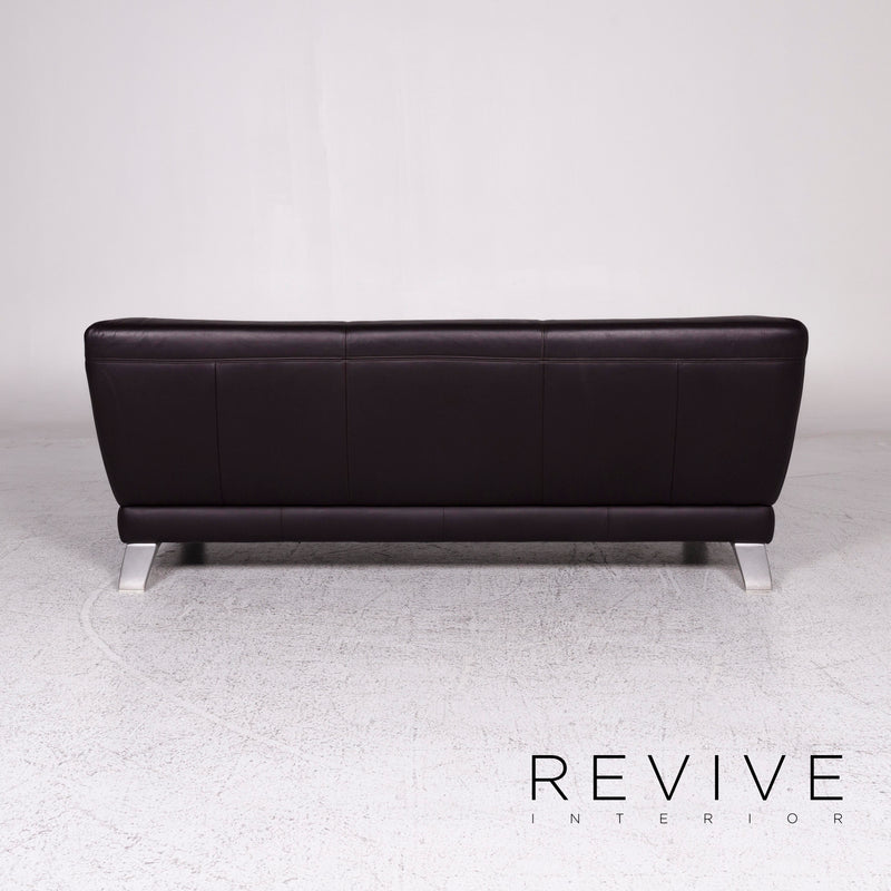 Rolf Benz 2300 Designer Leder Sofa Garnitur Braun 1x Dreisitzer 2x Sessel 