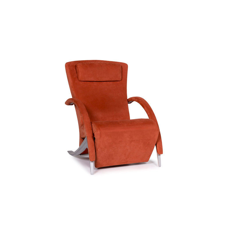 Rolf Benz 3100 Stoff Sessel Orange Relaxfunktion Funktion 