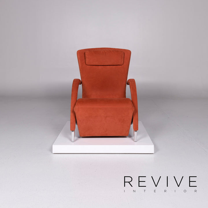 Rolf Benz 3100 Stoff Sessel Orange Relaxfunktion Funktion #10630