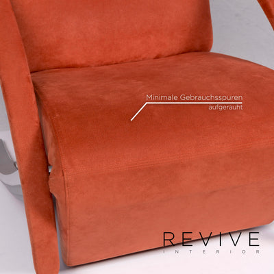 Rolf Benz 3100 Stoff Sessel Orange Relaxfunktion Funktion #10630