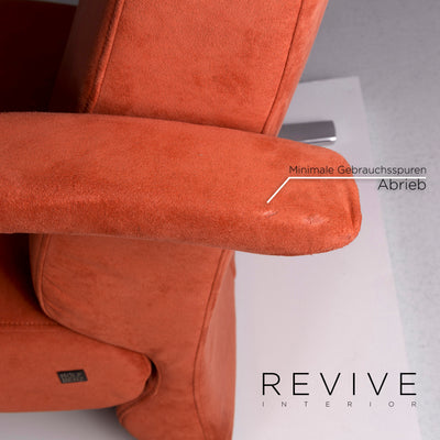 Rolf Benz 3100 Stoff Sessel Orange Relaxfunktion Funktion #10630