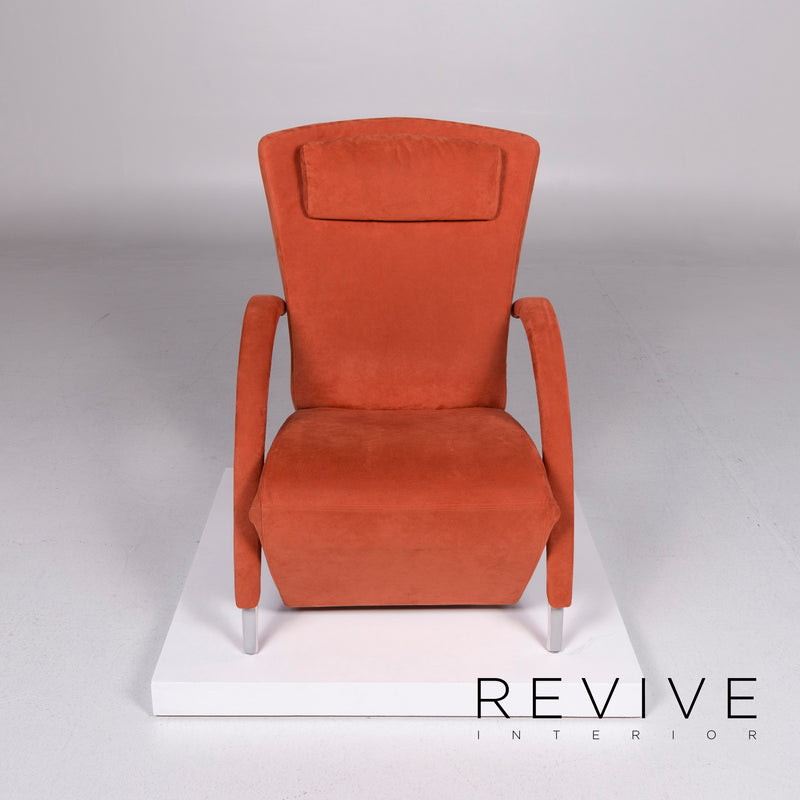 Rolf Benz 3100 Stoff Sessel Orange Relaxfunktion Funktion 