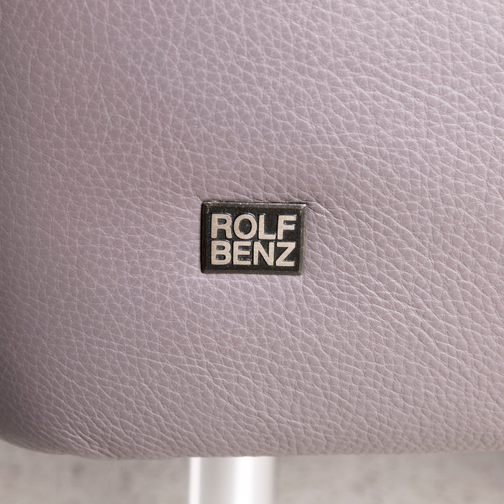 Rolf Benz Designer Leather Armchair Brown Genuine Leather #8024