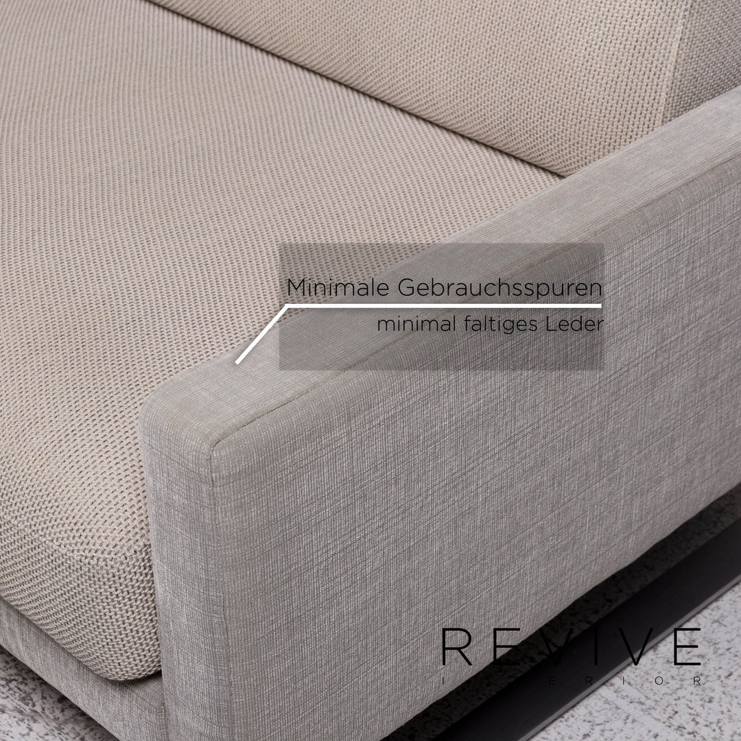 Rolf Benz Ego Sofa Garnitur Grau 1x Dreisitzer 1x Zweisitzer Couch #9904