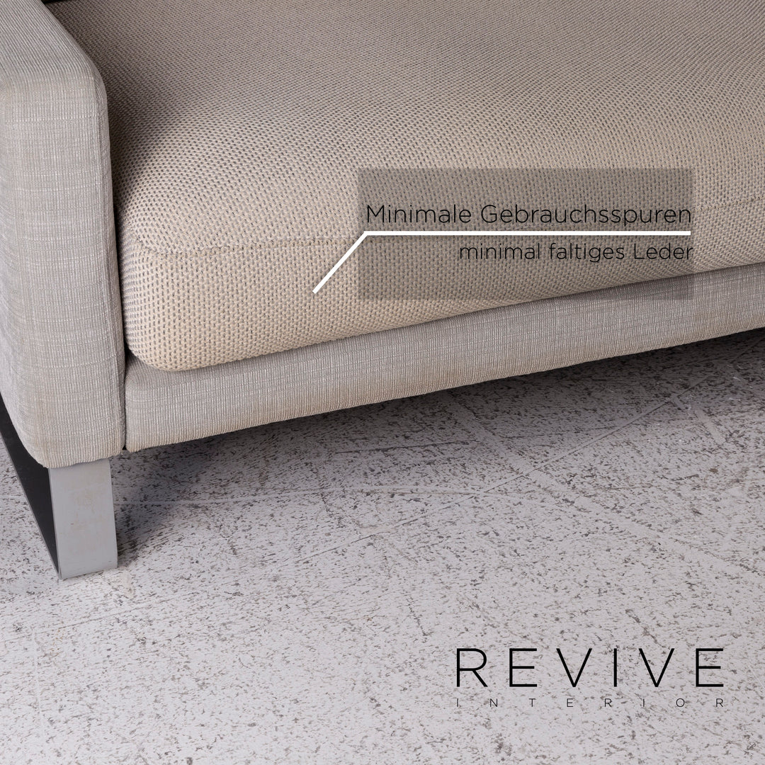Rolf Benz Ego Sofa Garnitur Grau 1x Dreisitzer 1x Zweisitzer Couch #9904