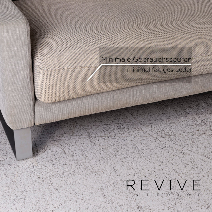 Rolf Benz Ego Sofa Garnitur Grau 1x Dreisitzer 1x Zweisitzer Couch #9904