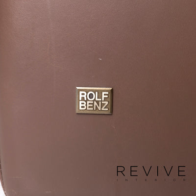 Rolf Benz Ego Leder Sofa Braun Dreisitzer Couch #10173
