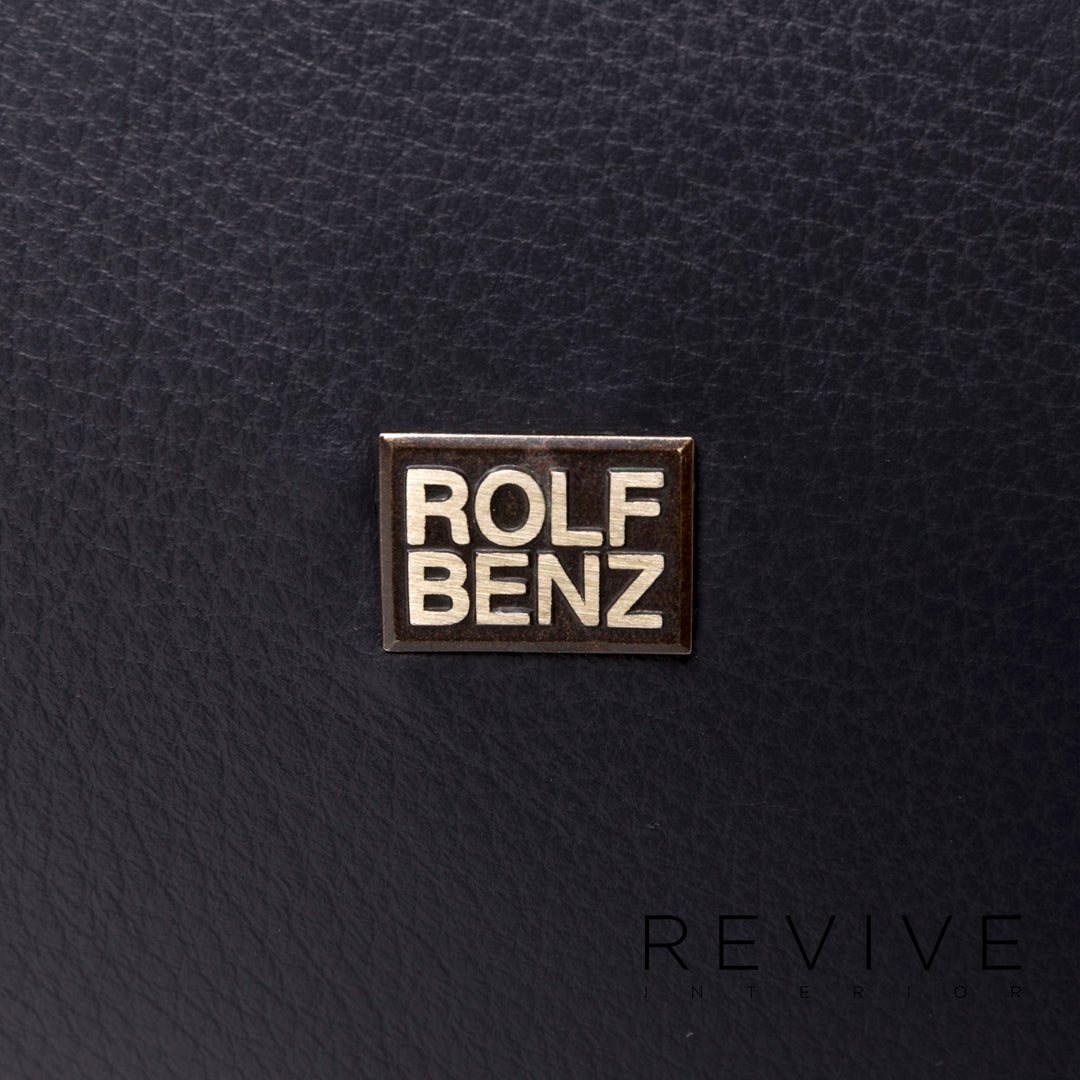 Rolf Benz Leather Armchair Black #11663