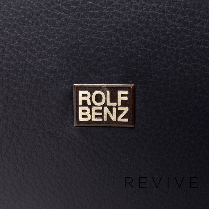 Rolf Benz Leather Armchair Black #11663