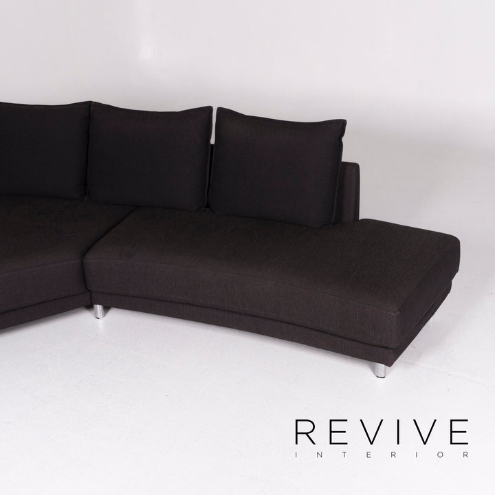 Rolf Benz Onda fabric sofa set anthracite corner sofa #10618
