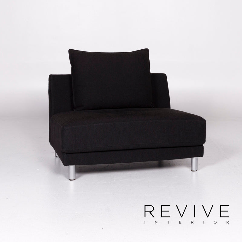 Rolf Benz Onda Stoff Sofa Garnitur Anthrazit Ecksofa 