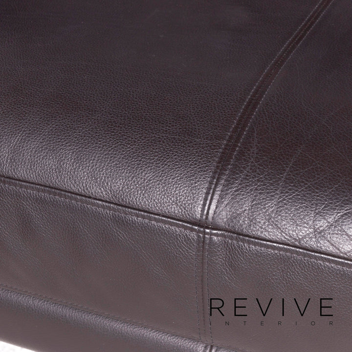 Rolf Benz SENTO Designer Leder Ecksofa Braun Echtleder Sofa Couch #8395