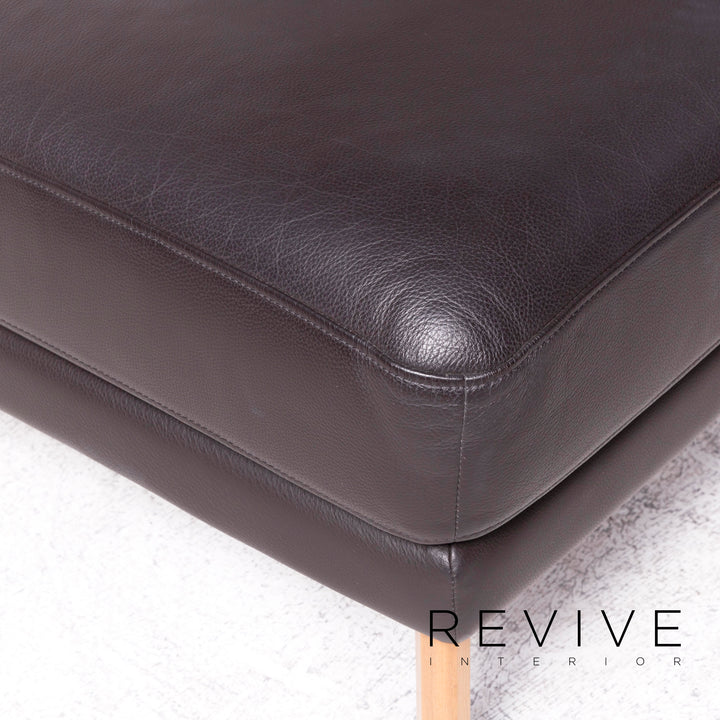 Rolf Benz SENTO Designer Leder Ecksofa Braun Echtleder Sofa Couch #8395