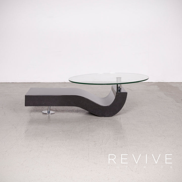 Ronald Schmitt K 108 Designer Couchtisch Grau Glas by Wolfgang Setz Tisch #7876