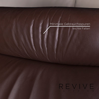 Stressless Arion Leder Sofa Braun Zweisitzer #11733