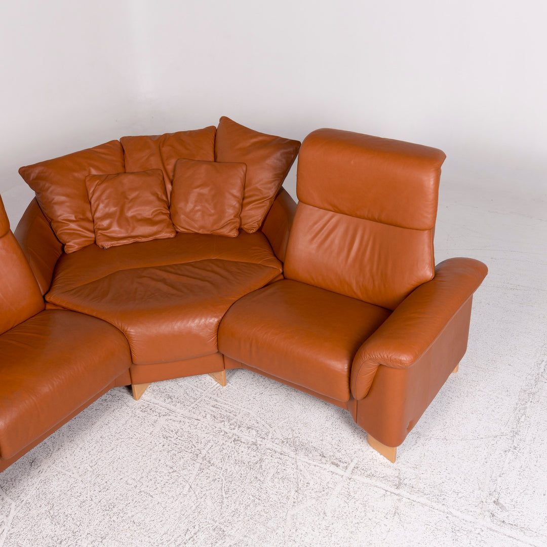 Stressless Leather Sofa Brown Corner Sofa #9883