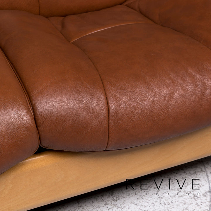 Stressless Windsor Leder Sofa Braun Zweisitzer Couch #9364