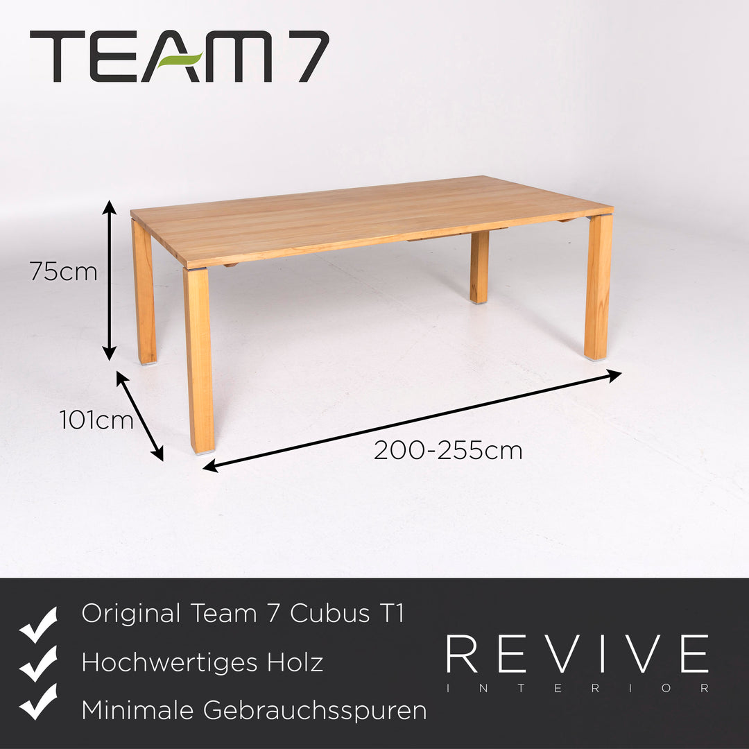 Team 7 Cubus T1 Stretto Esszimmergarnitur 1x Esstisch 6x Stühle Tisch Sessel #11051