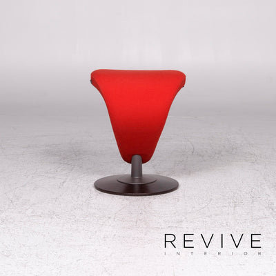 Varier Peel Designer Stoff Sessel Rot inkl. Hocker #9478
