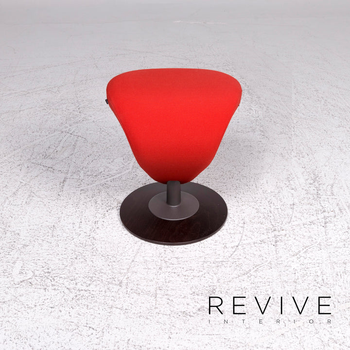 Varier Peel Designer Stoff Sessel Rot inkl. Hocker #9478