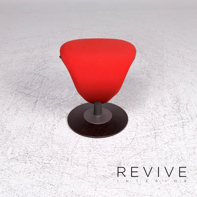 Varier Peel Designer Stoff Sessel Rot inkl. Hocker #9478