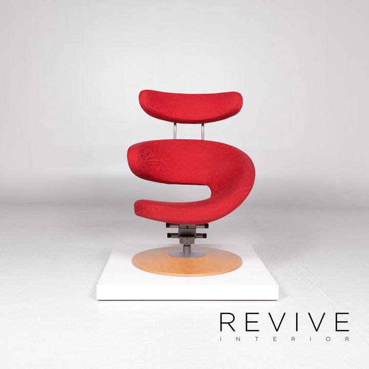 Varier Peel Stoff Sessel Rot Funktion Lehnenfunktion #10834