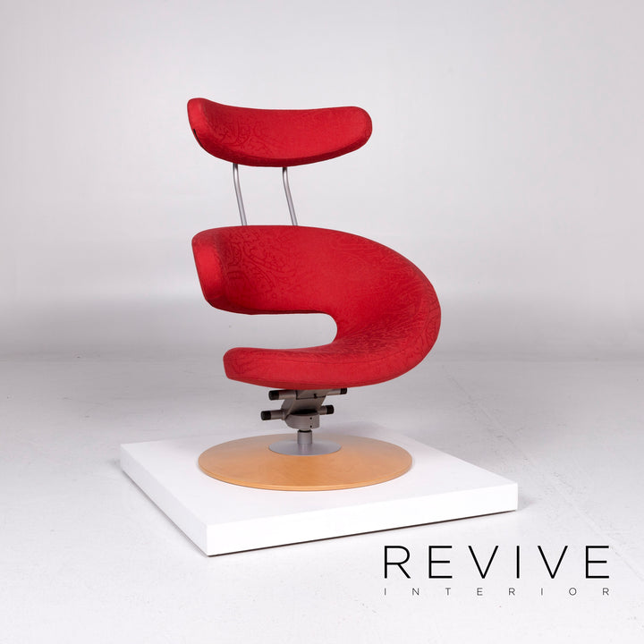 Varier Peel Stoff Sessel Rot Funktion Lehnenfunktion #10834