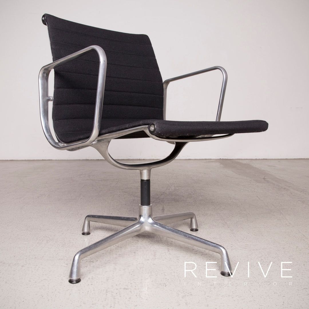 Vitra EA 108 Stoff Sessel Schwarz #8509