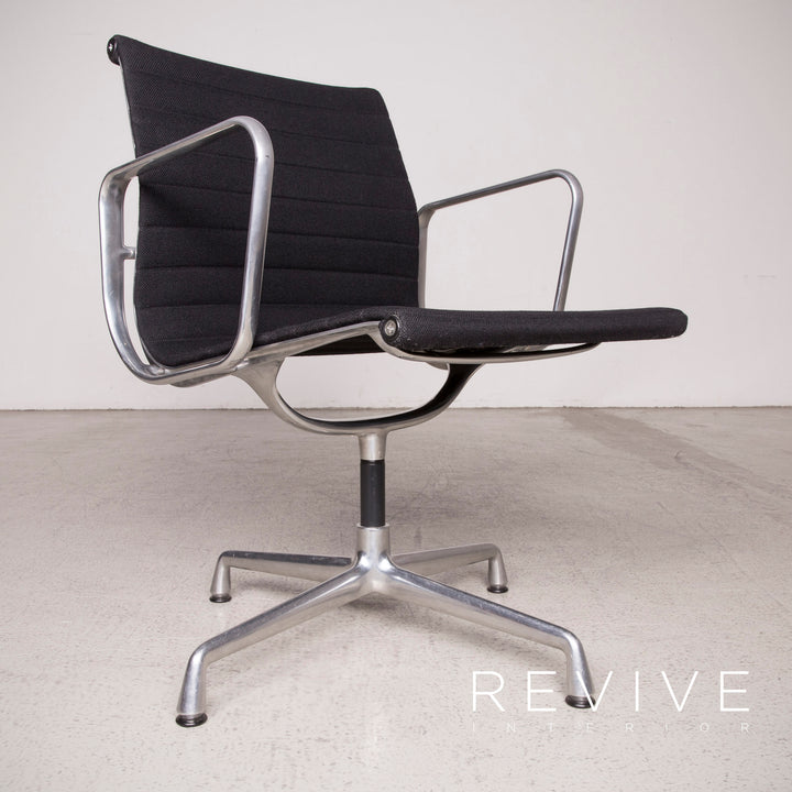 Vitra EA 108 Stoff Sessel Schwarz #8509