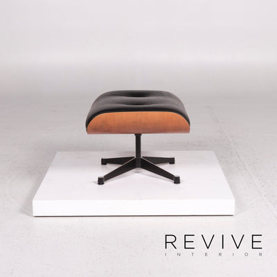 Vitra Eames Lounge Chair inkl. Hocker Ottoman Leder Sessel Schwarz Ray & Charles Eames #12121