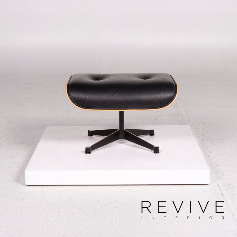 Vitra Eames Lounge Chair inkl. Hocker Ottoman Leder Sessel Schwarz Ray & Charles Eames 