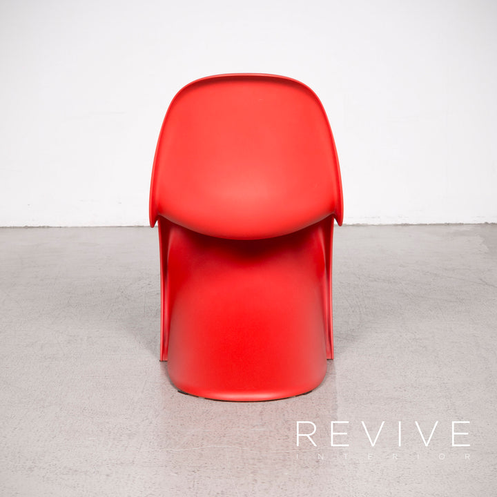 Vitra Panton Chair Designer Plastik Sessel Rot by Verner Panton Polyproypylen #8292
