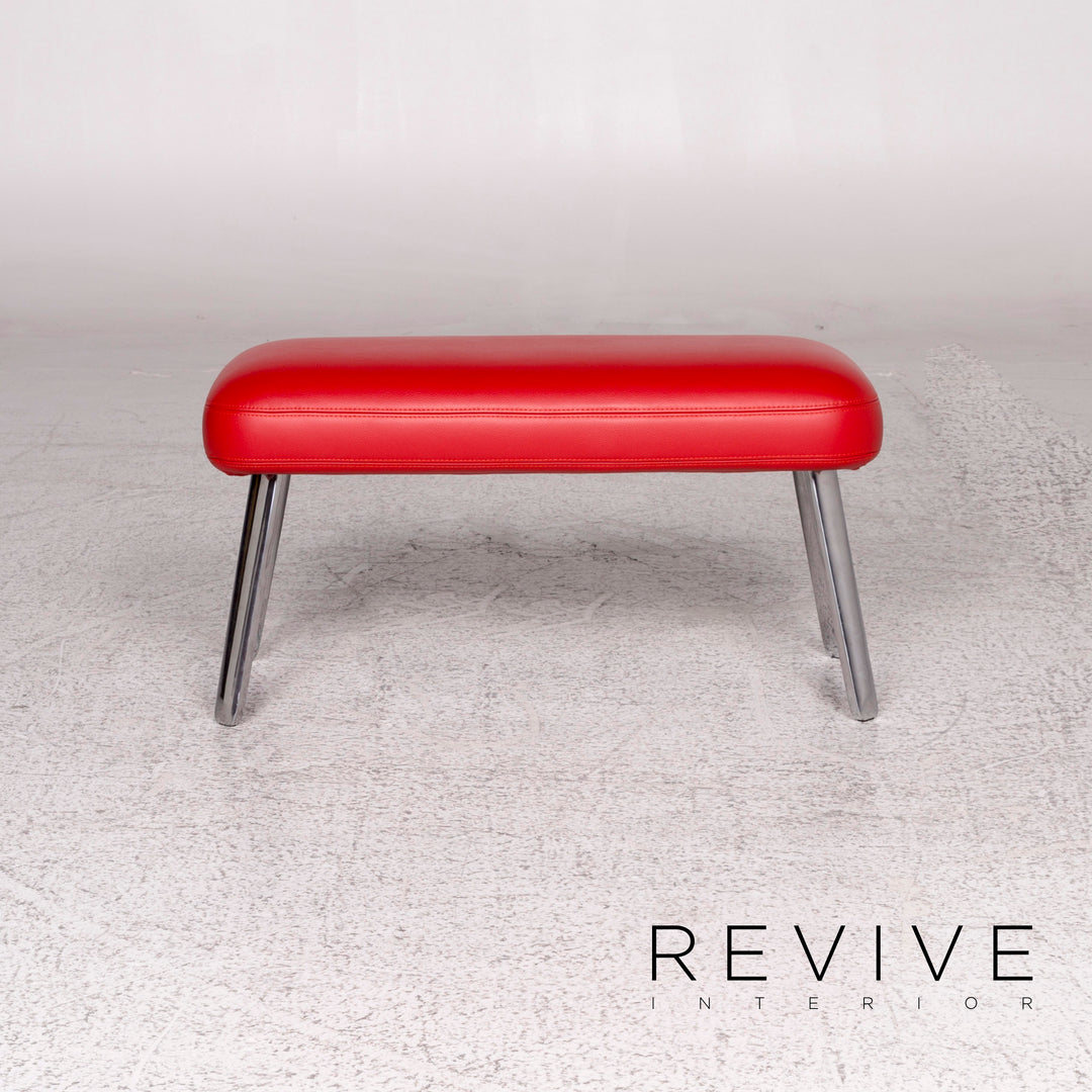 Vitra Repos & Panchina Leder Sessel inkl. Hocker Rot Relaxfunktion Funktion #10109