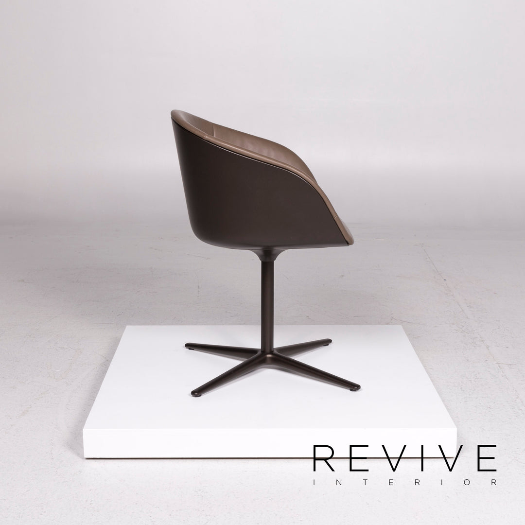Walter Knoll Kyo Ledear Sessel Braun Stuhl #11927