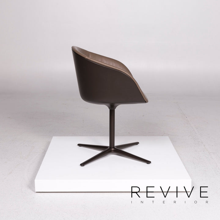 Walter Knoll Kyo Ledear Sessel Braun Stuhl #11927