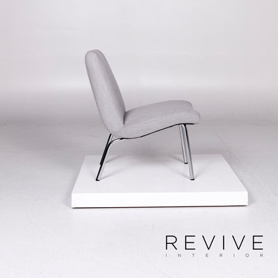 Walter Knoll Vostra Stoff Sessel Grau Stuhl #10955