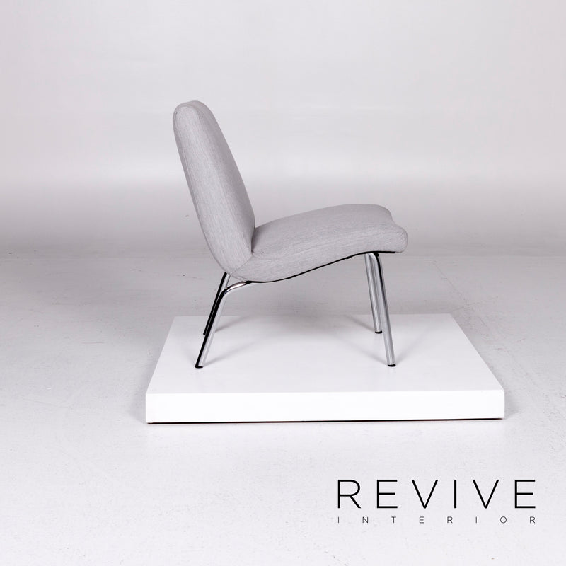 Walter Knoll Vostra Stoff Sessel Grau Stuhl 