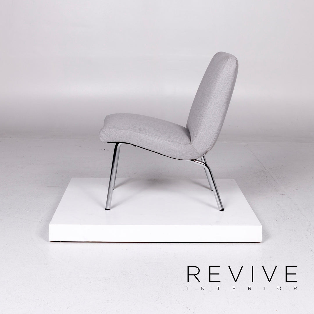 Walter Knoll Vostra ensemble de fauteuils en tissu gris 3x chaise #10693