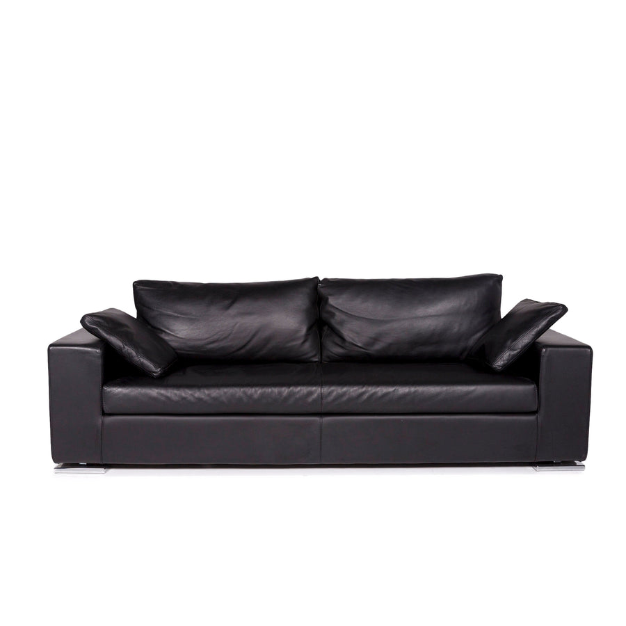 Who´s perfect LNC Sofa Schwarz Dreisitzer Couch #11209