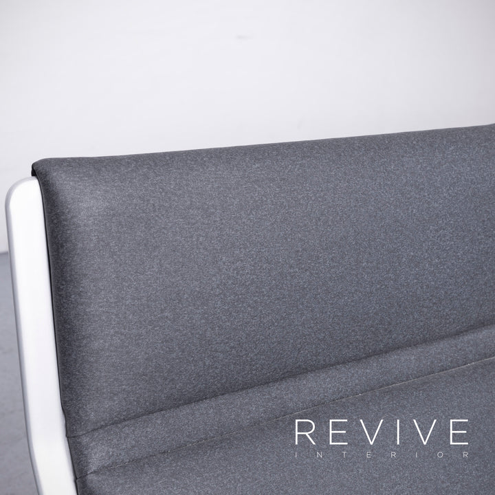 Wilkhahn Tubis designer fabric waiting bench seat set anthracite four-seater waiting area sofa bench #6773