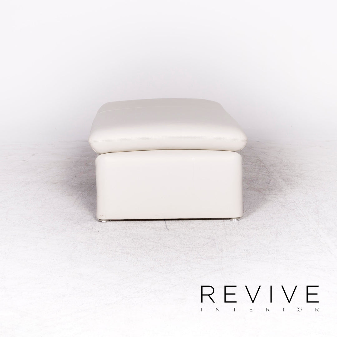 Willi Schillig Brooklyn designer leather corner sofa stool set real leather sofa couch #8831