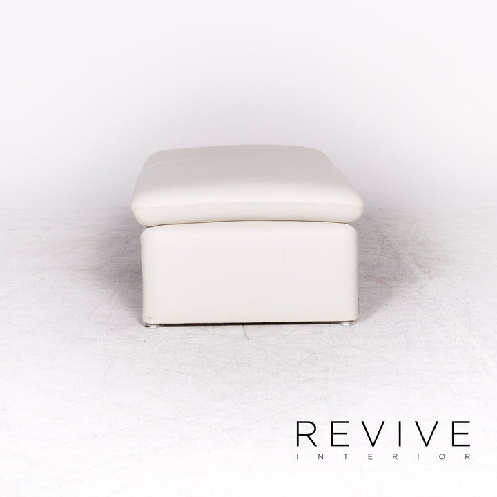 Willi Schillig Brooklyn designer leather corner sofa stool set real leather sofa couch #8831