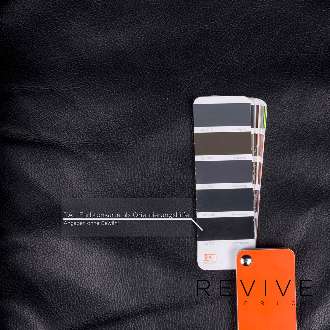 Willi Schillig Leather Armchair Black #9207