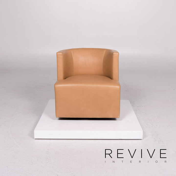 Wittmann leather armchair beige #11682